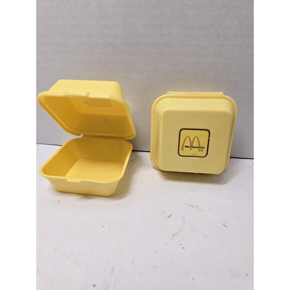 2x Vintage McDonald’s Chicken Nuggets Containers Toy Vintage 1988 '80s - Picture 1 of 3